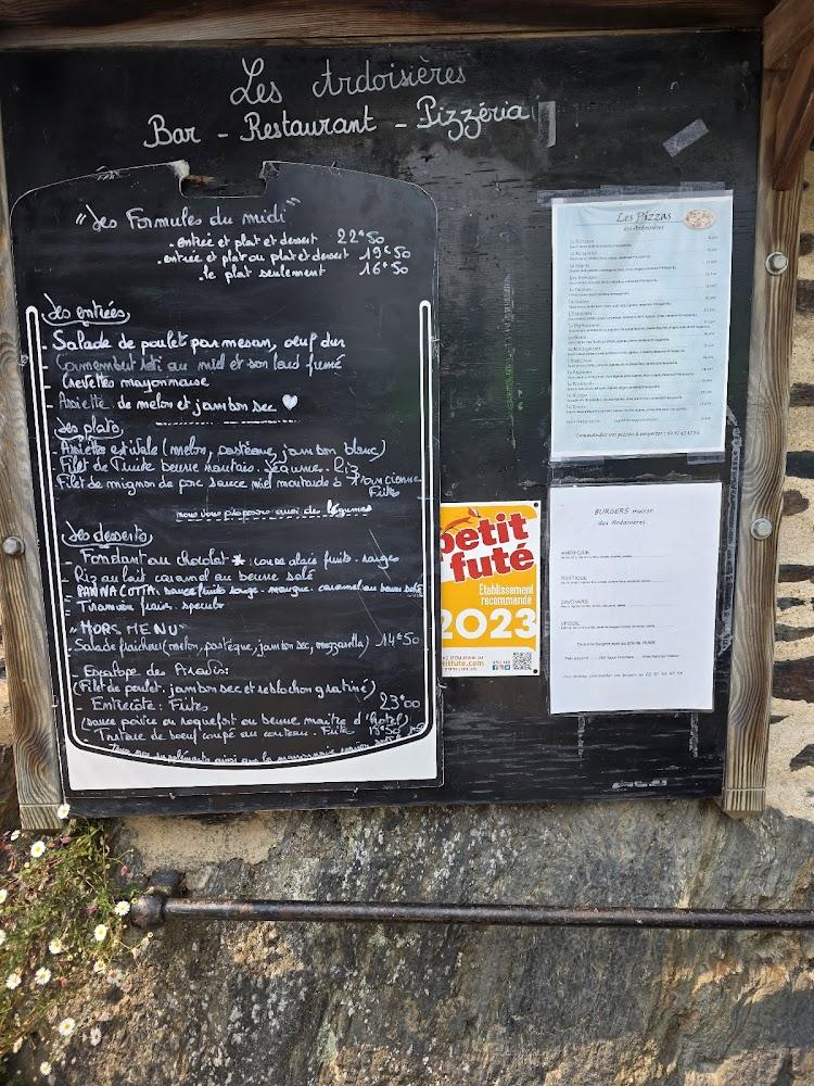 Restaurant Les ardoisières - Menu Image 1