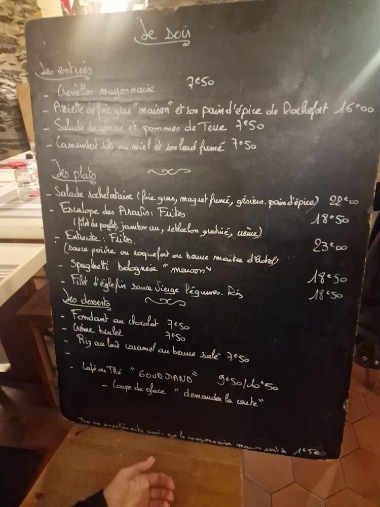 Restaurant Les ardoisières - Menu Image 2